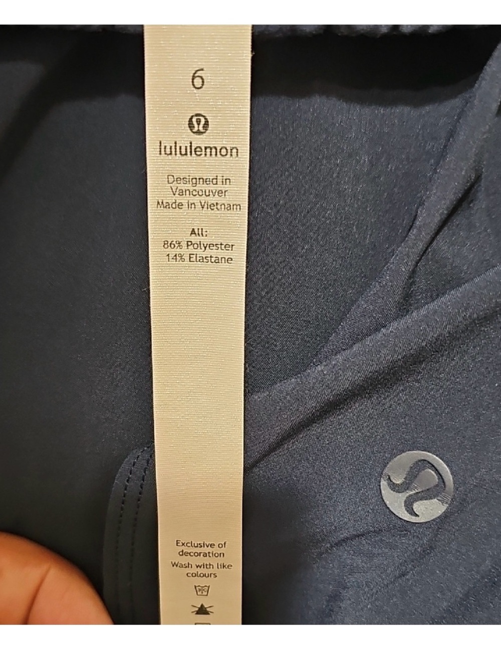 Lululemon navy blue the everyday skirt - 6 - Picture 3 of 4